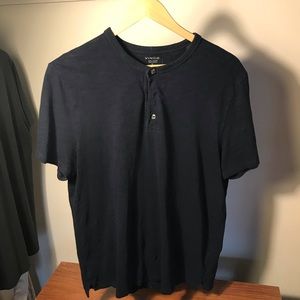 Vince Short Sleeve Henley T-Shirt